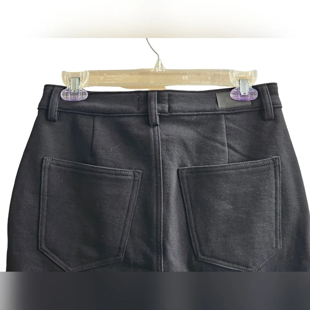 DL1961 Alma Skirt Midi Black Terry Size 25 Sample - Picture 5 of 13